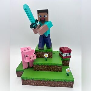Paladone Minecraft Steve Diorama Light 12”x9.5”